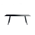 Magis Pilo Rectangular Table (200x90cm) in Solid Ash/White/Black