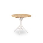 Sika Nicole cafe table teak/aluminium Ø80cm round