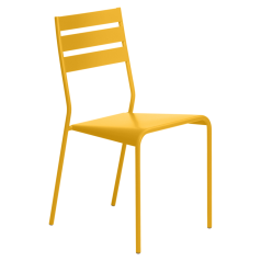 Fermob Facto Stacking Chair - By Patrick Jouin - Honey (smooth)