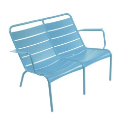 Fermob Luxembourg Duo low armchair - Turquoise