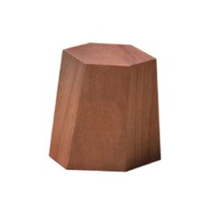 Horm Casamania Hexagon Stool / Side Table - Okume Natural