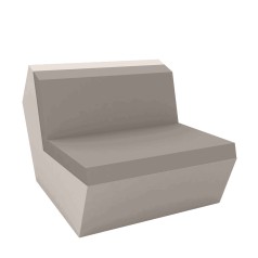 Vondom FAZ Sectional Sofa Armless - Taupe