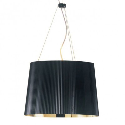 Kartell Suspension Lamps GE' Metal BLACK/GOLD