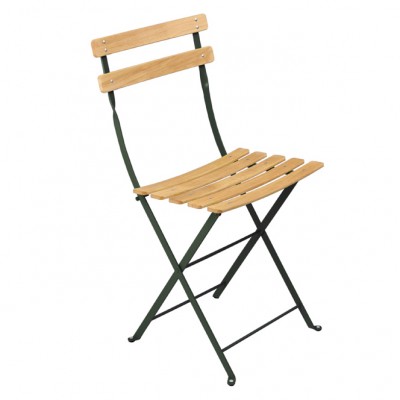 Fermob Bistro Natural Folding Chair - 25 Vibrant Lacquered Colours