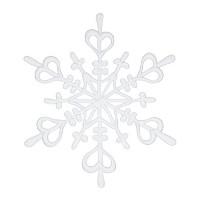 Koziol Decorative Large Hanging Snowflakes (Set of 2) (34x29.9cm) - White