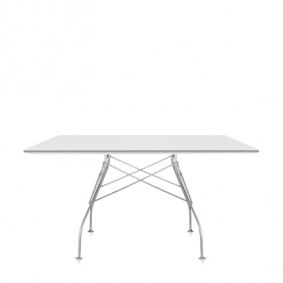 Kartell Glossy Square Table - Sophisticated Design & Elegant Finishing