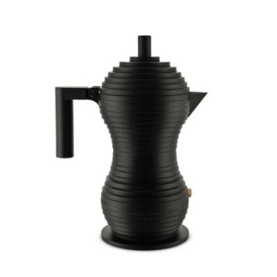 Alessi Pulcina Espresso Black Coffee Maker | Alluminium casting