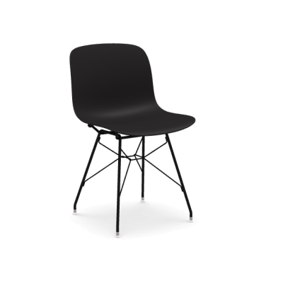 Magis Troy Wireframe Polypropylene Chair (Steel Rod Base)