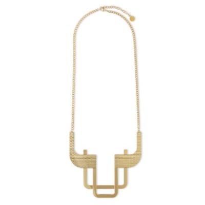 Alessi Venusia Trama necklace gold PVD coated steel