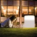 Pedrali Wow 485E Outdoor Side Table, Stool & LED Light