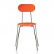 Magis Mariolina Chair (Stacking) - Orange, Grey Anthracite & White