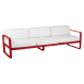 Fermob Bellevie 3-Seater Sofa in 25 Lacquered Fermob Colours