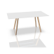 Magis Pilo Rectangular Table (160x85cm) in Solid Ash/White/Black