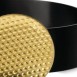 Alessi Venusia Acta bracelet gold/black PVD coated steel
