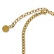 Alessi Venusia Fresia necklace gold/black coated steel