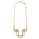 Alessi Venusia Trama necklace gold PVD coated steel