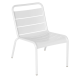 Fermob Luxembourg aluminium stacking lounge chair - Designed By Frederic Sofia