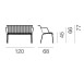 Magis South Upright Bench by Konstantin Grcic